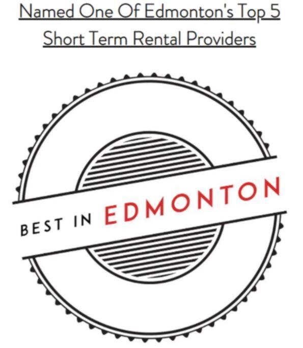 *New* Modern Suite King Bed! Netflix! Sleeps 4! Edmonton Kültér fotó